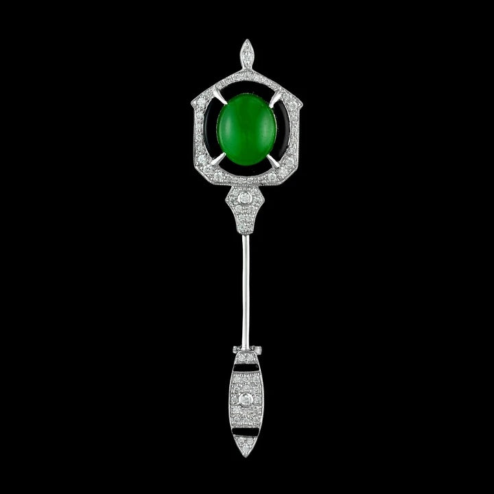 Aristocrat Jade Pin