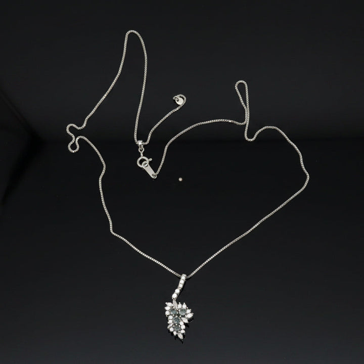 Estate Natural Color Change Alexandrite and Diamond Platinum Necklace