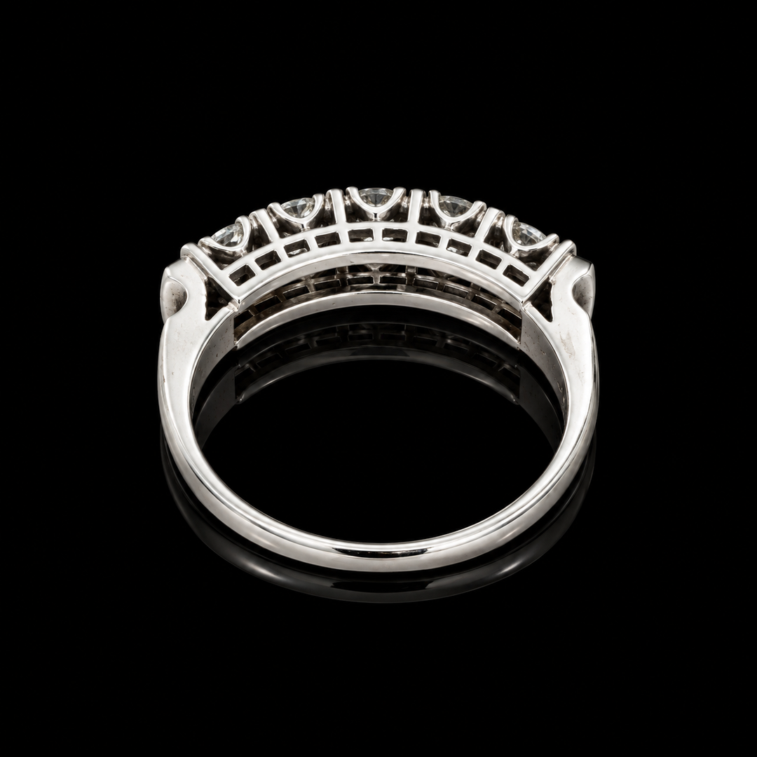 Estate Diamond Platinum Ring