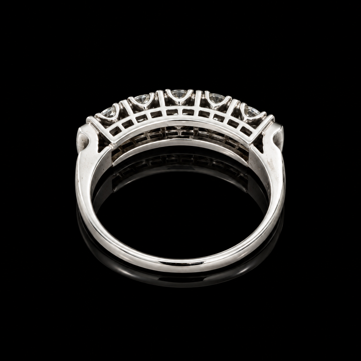Estate Diamond Platinum Ring