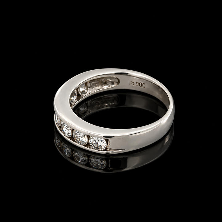 Estate Diamond Platinum Ring