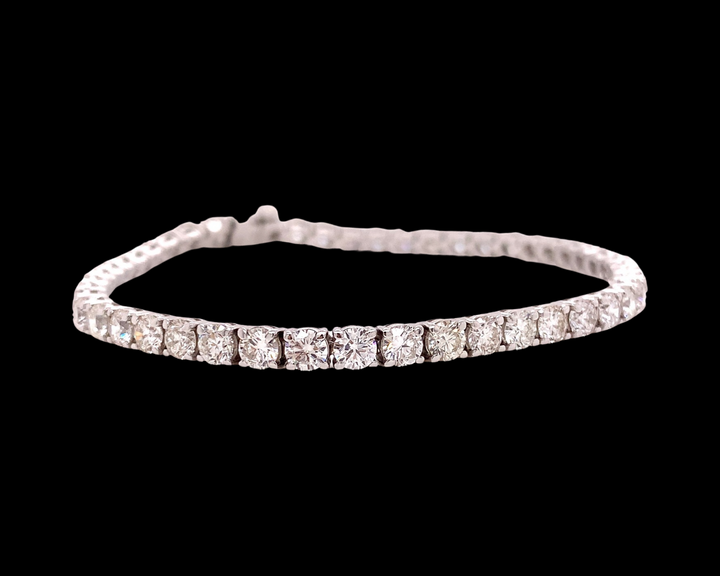 Classico 7.75 ctw Diamond and 18K White Gold Tennis Bracelet