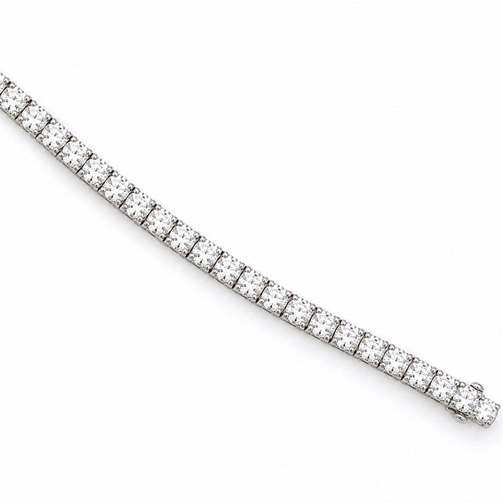 Diamond 5.00 Carat 14K White Gold Lab Grown Tennis Bracelet