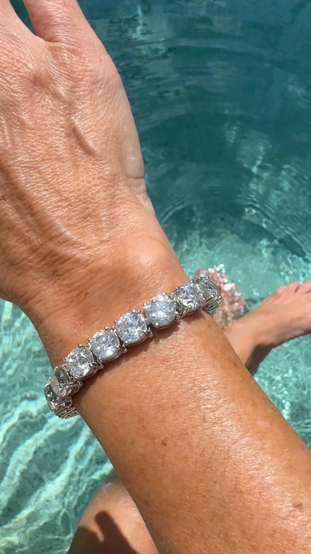 Diamond Tennis Bracelet 45.35cttw 14K White Gold