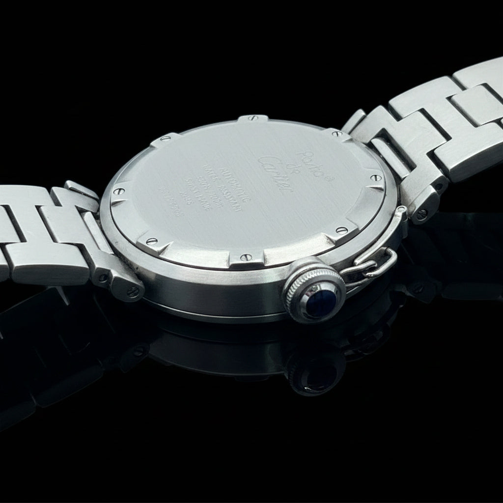 Estate Cartier Pasha #2324 Automatic, Date Stainless Steel 36mm Watch