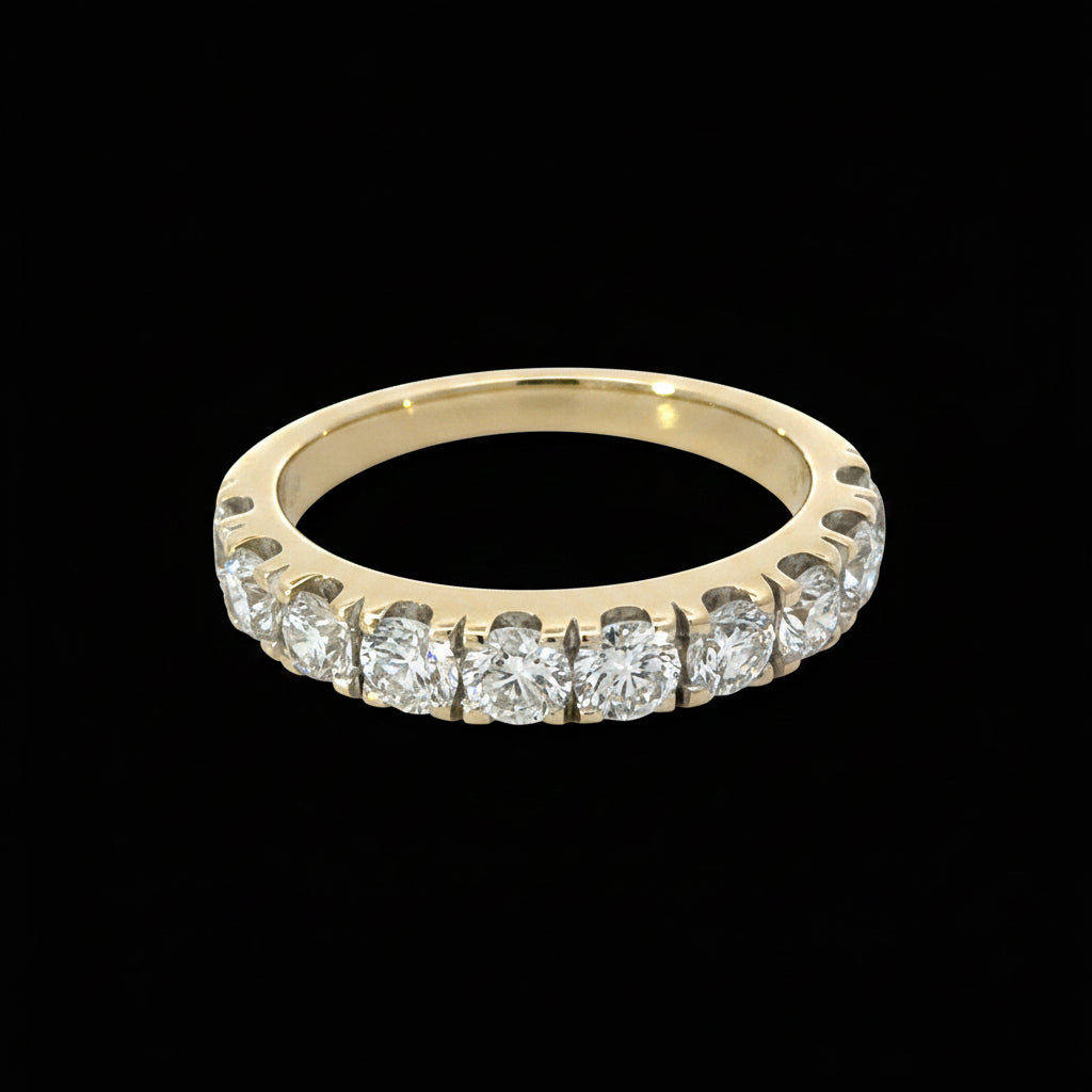 14K Gold 1.50 CTW Lab Grown Diamond Wedding Band (Copy)