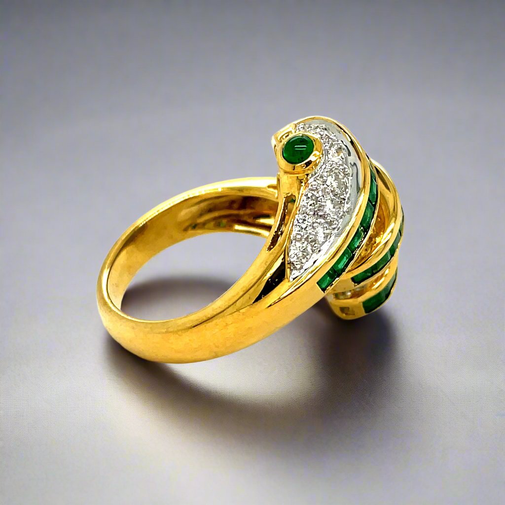 Prestige Emerald and Diamond Ring