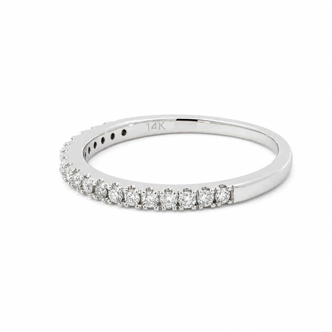 14K Yellow Gold 0.50 CTW Lab Grown Diamond Wedding Band