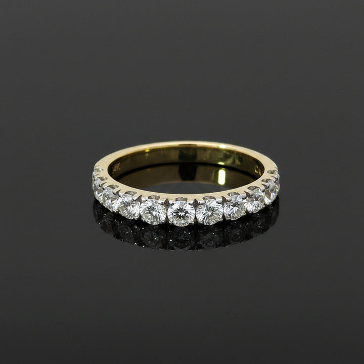 14K Gold 1.00 CTW Lab Grown Diamond Wedding Band