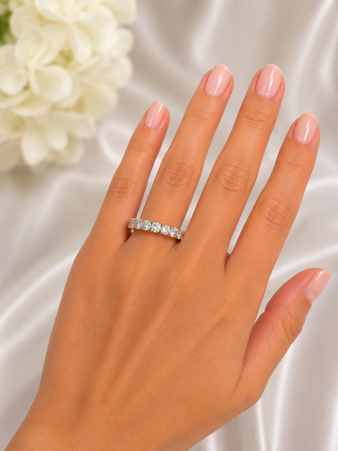 14K Gold 1.50 CTW Lab Grown Diamond Wedding Band (Copy)