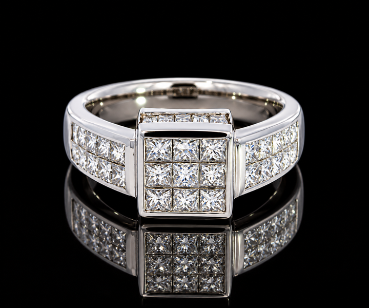 Clyde Duneier 2.0 ctw Diamond and 14K White Gold Ring