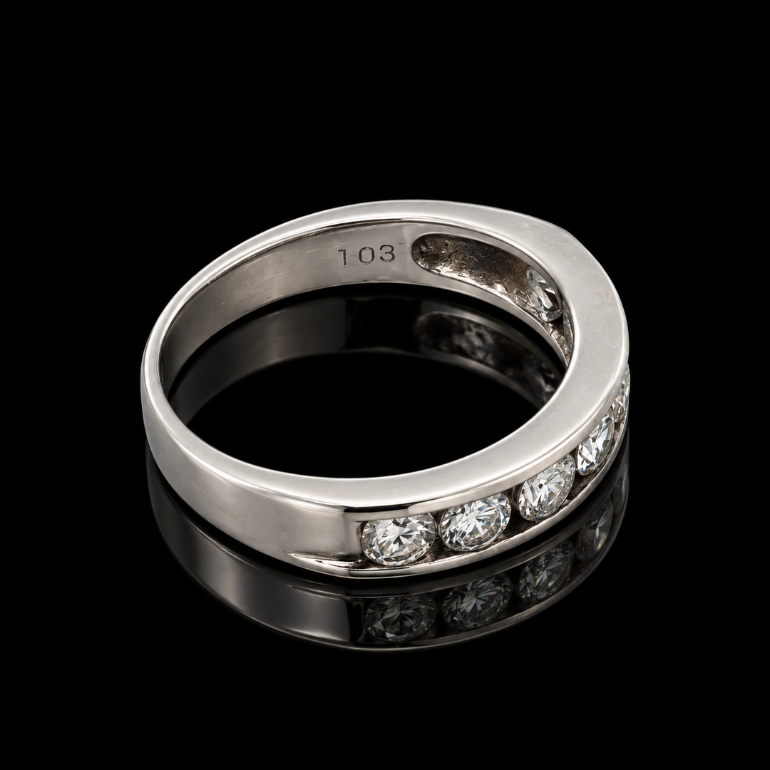 Estate Diamond Platinum Ring