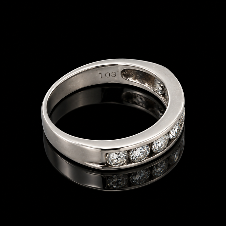 Estate Diamond Platinum Ring