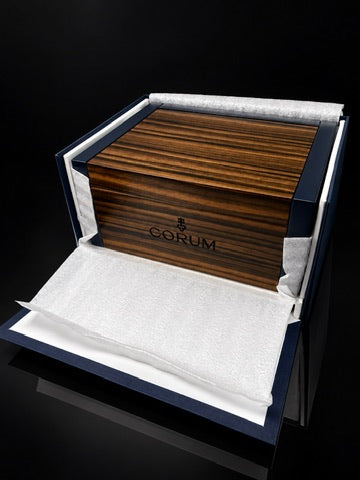 Estate Musuem Collection Corum Watch Skeleton Dial 44.20 cttw Diamond 18k White Gold Watch