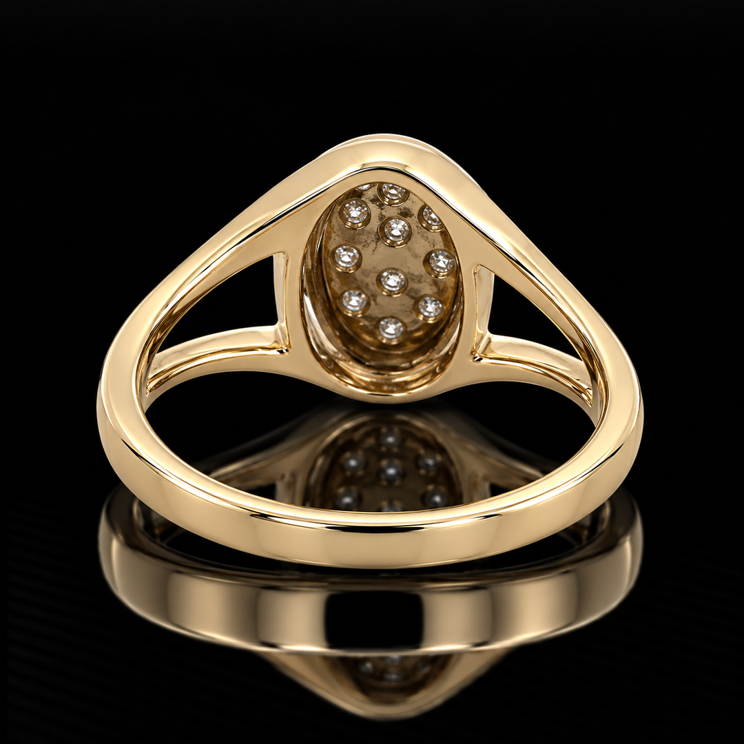 Estate Diamond 14KT Yellow Gold Ring