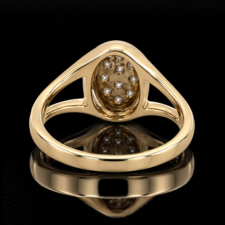 Estate Diamond 14KT Yellow Gold Ring