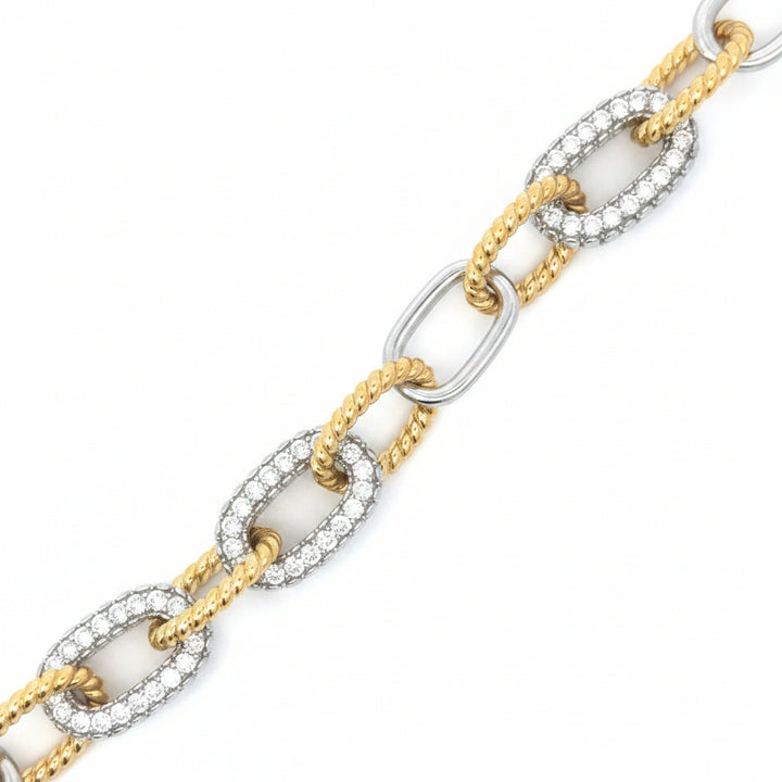 2.00 CTW Lab Grown Diamond Link Bracelet