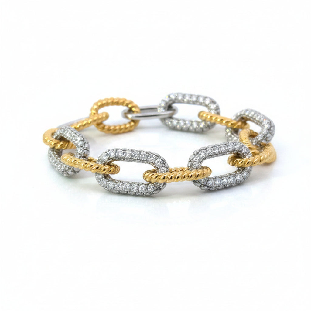 2.00 CTW Lab Grown Diamond Link Bracelet