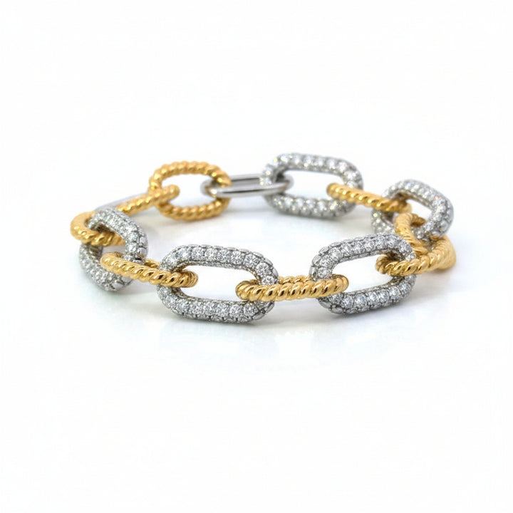 2.00 CTW Lab Grown Diamond Link Bracelet