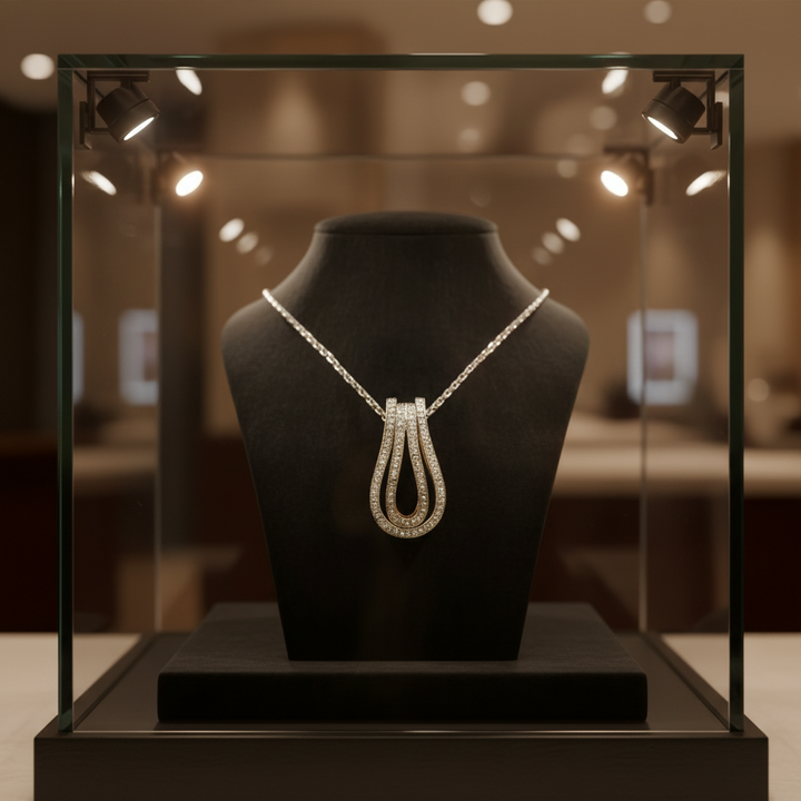 Designer Di Modolo Diamond (2 Piece) 18k White Gold Necklace