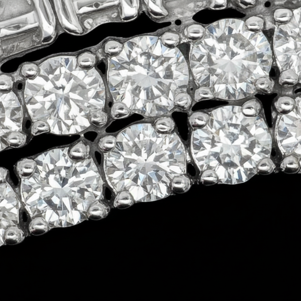 13.40cttw Diamond Anniversary Platinum Necklace