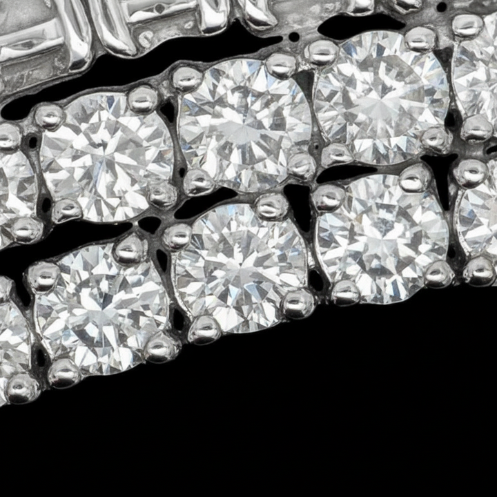 13.40cttw Diamond Anniversary Platinum Necklace