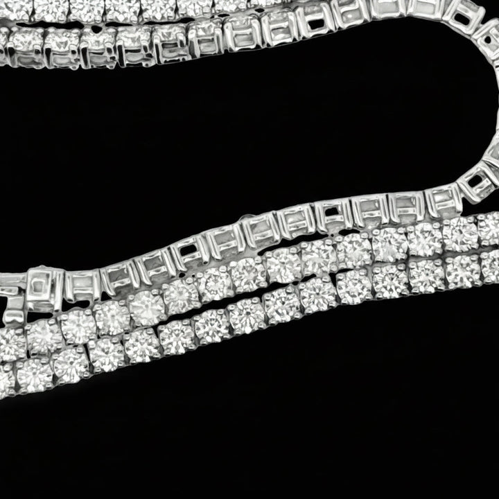 13.40cttw Diamond Anniversary Platinum Necklace