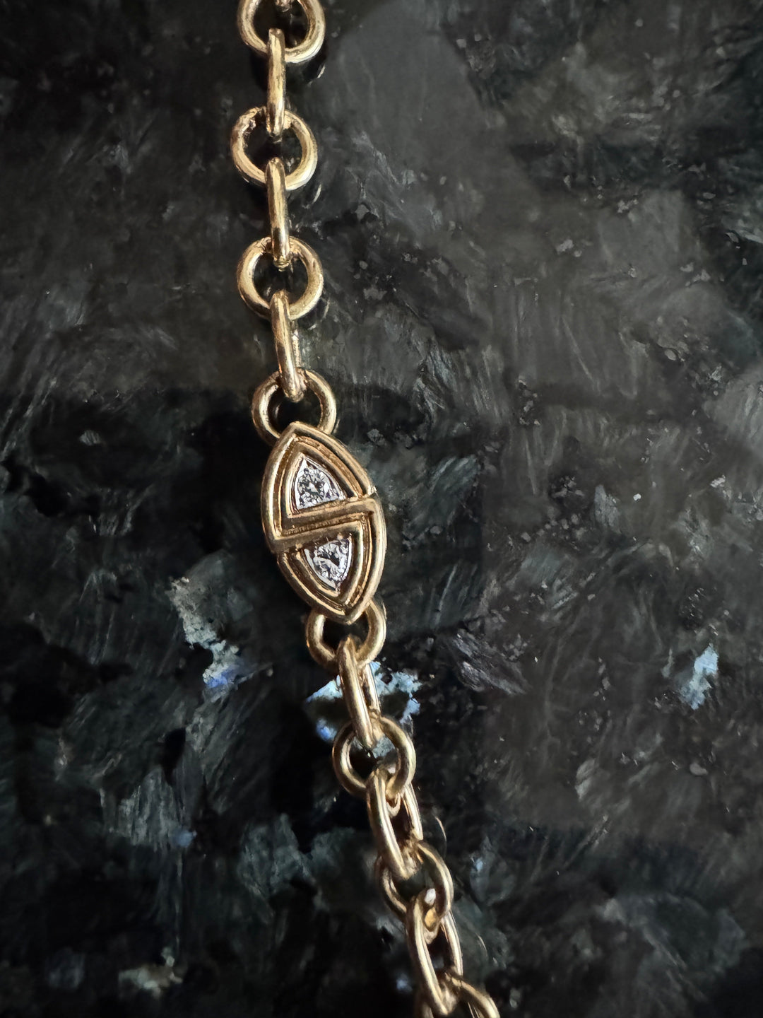 Estate Of Major Riddle aka Mr. Las Vegas Diamond, Ruby and Emerald 18k Yellow Gold 35" Necklace