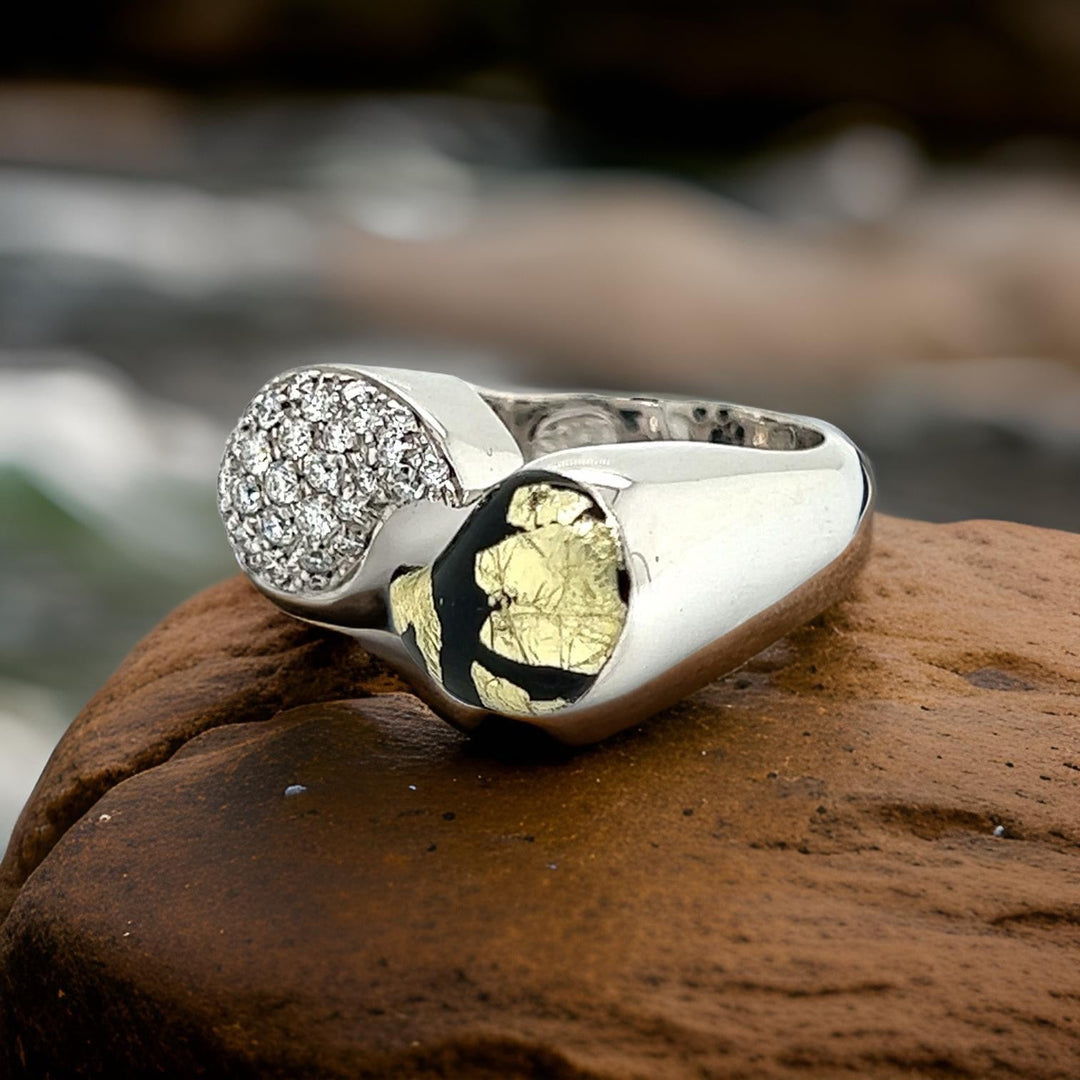 New Designer Soho Of Italy Diamond Inlay Ring 13811