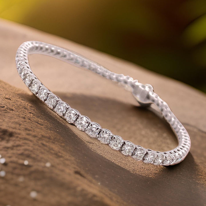 Classico 5.0 ctw Diamond and 14K White Gold Tennis Bracelet
