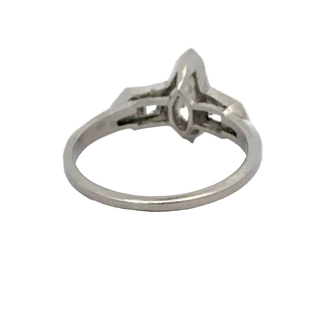 Art Deco Diamond Platinum Ring