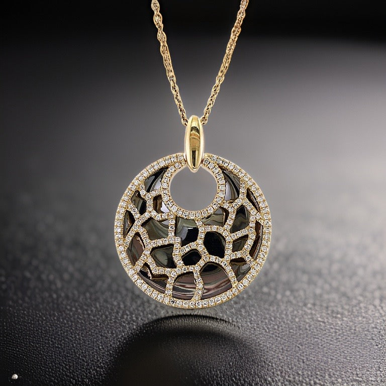 Effy Diamond and 14K Yellow Gold Necklace
