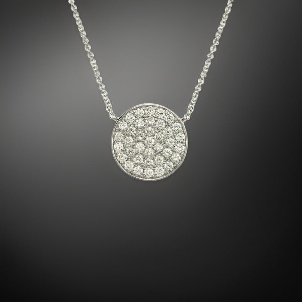 Effy .73 ctw Diamond and 14K White Gold Necklace