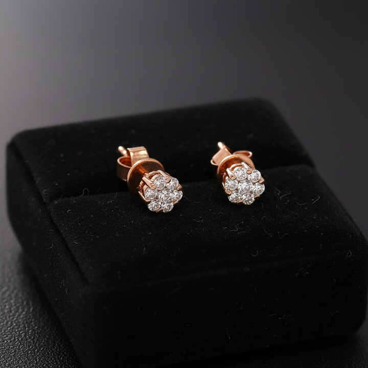 Maya Lianna .25 cttw Diamond Cluster Earrings