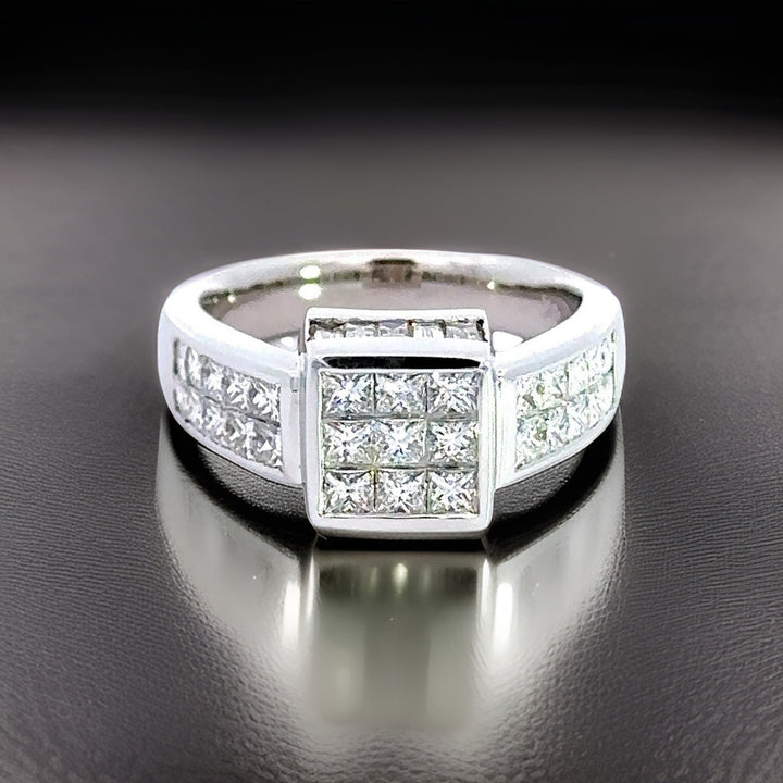 Clyde Duneier 2.0 ctw Diamond and 14K White Gold Ring