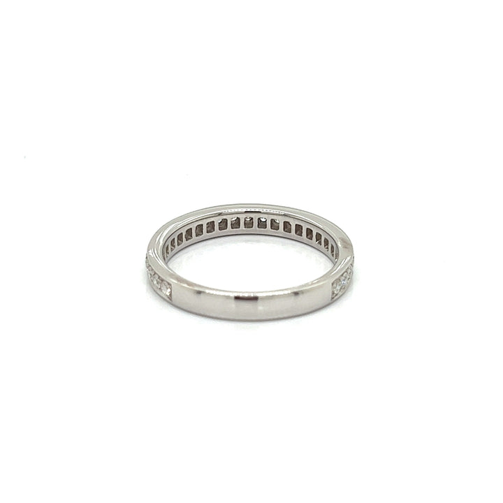 Maya Lianna 0.40 Ctw. Diamond and 14K White Gold Wedding Band