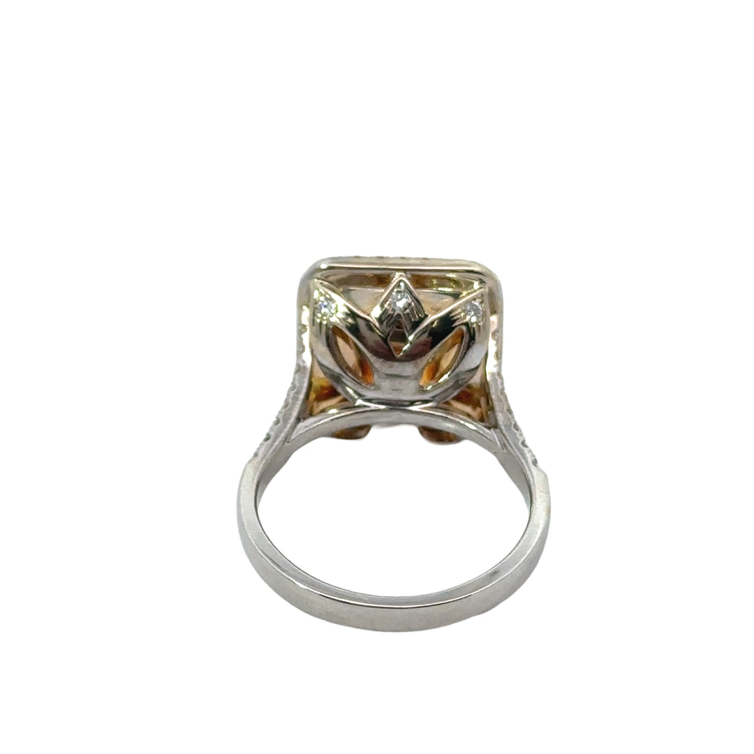 Estate 10.16 ct Natural Fancy Yellow Diamond (GIA Report) Ring 15332