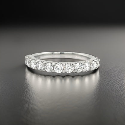 Maya Lianna 0.74 Ctw. Diamond and 14K White Gold Anniversary Band