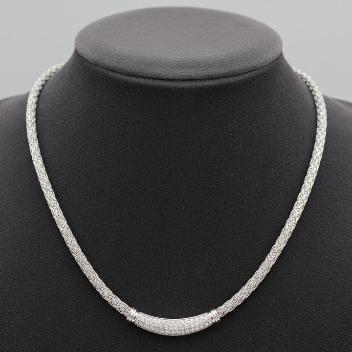 Designer Roberto Coin 3.00 cttw Diamond 18kt White Gold Necklace