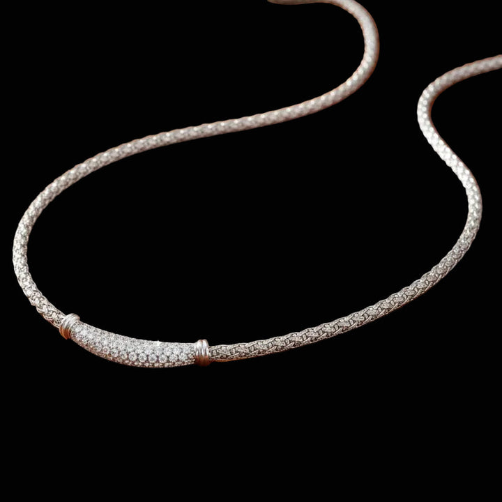 Designer Roberto Coin 3.00 cttw Diamond 18kt White Gold Necklace