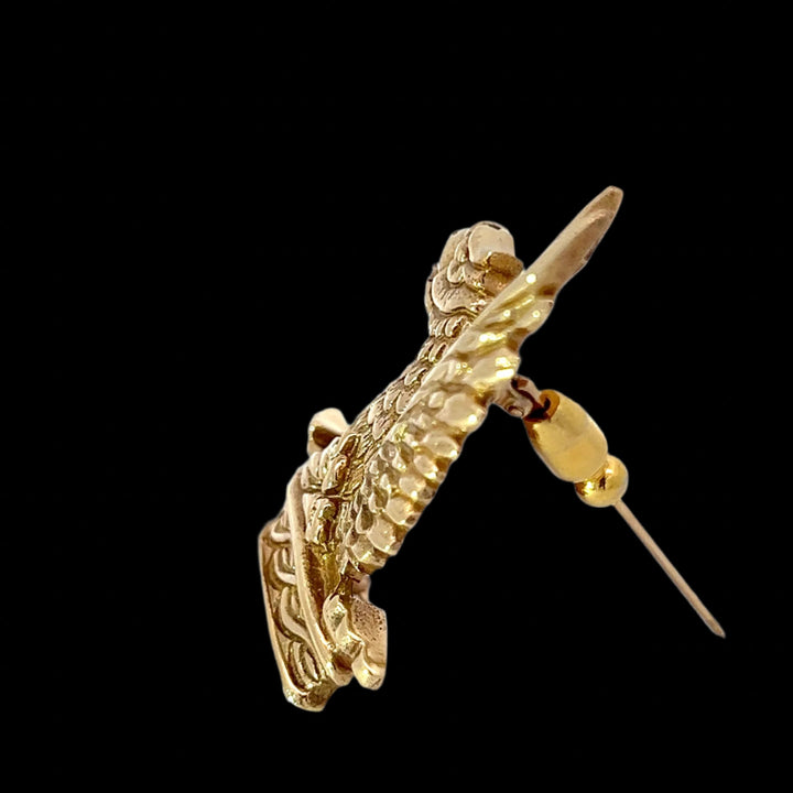 Golden Griffin 14k Yellow Gold Brooch