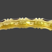 Vintage Tiffany & Co. 18K Yellow Gold and Brown Enamel Bracelet