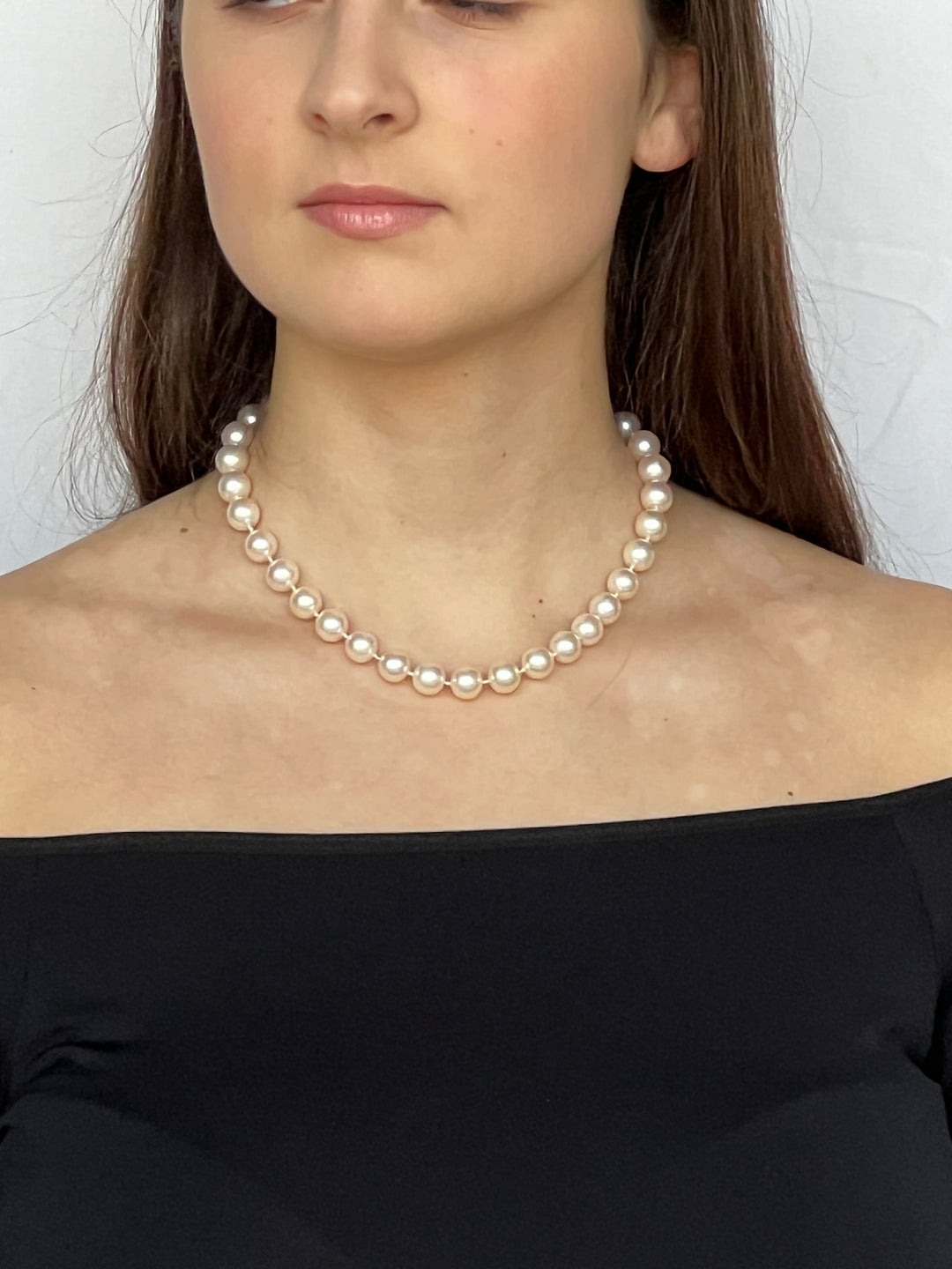 South Sea Cultured Pearl and Diamond Bow Necklace