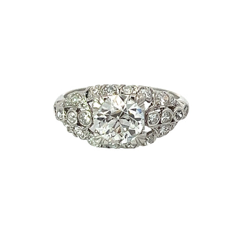 Art Deco Diamond and Platinum Ring