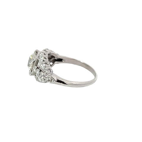 Art Deco Diamond and Platinum Ring