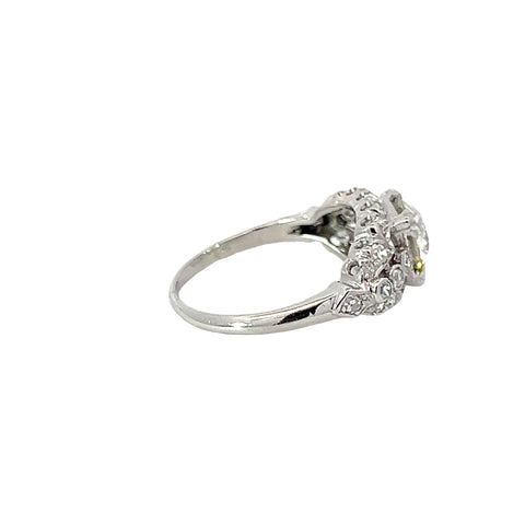 Art Deco Diamond and Platinum Ring