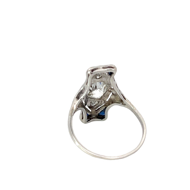Tiffany & Company Art Deco Diamond and Platinum Ring