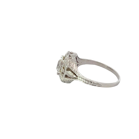 Art Deco 1.00 ct. Diamond and Platinum Ring