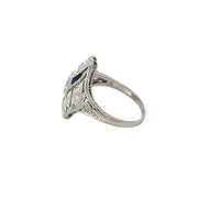 Art Deco Diamond and Platinum Ring
