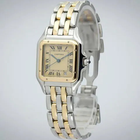 Vintage Cartier Panther 18Kt and Stainless Steel Watch